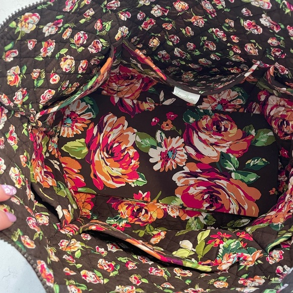Floral Vera Bradley Weekender Zipper Tote - Picture 3 of 4